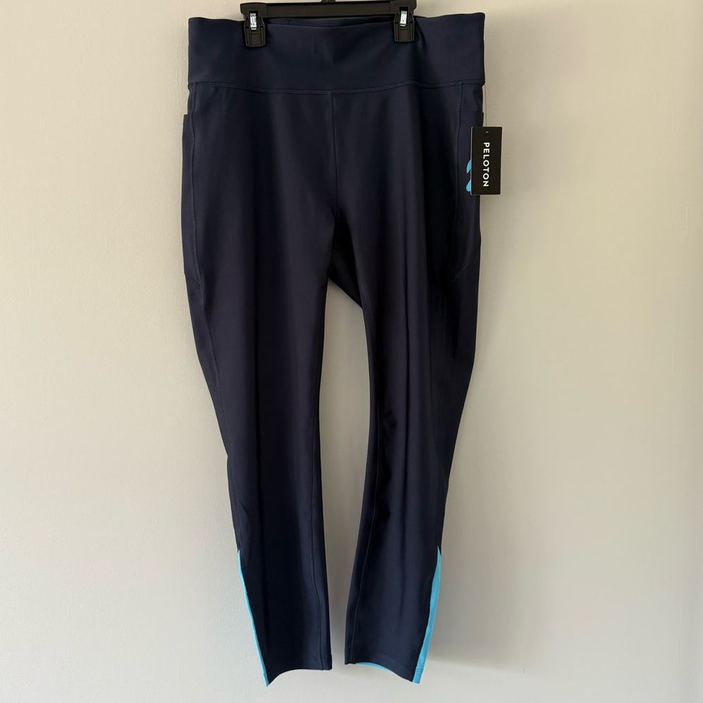 Peloton Blue High-Rise 7/8 Ankle Leggings